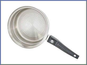 Lifetime Cookware 3 Quart Steamer Colander